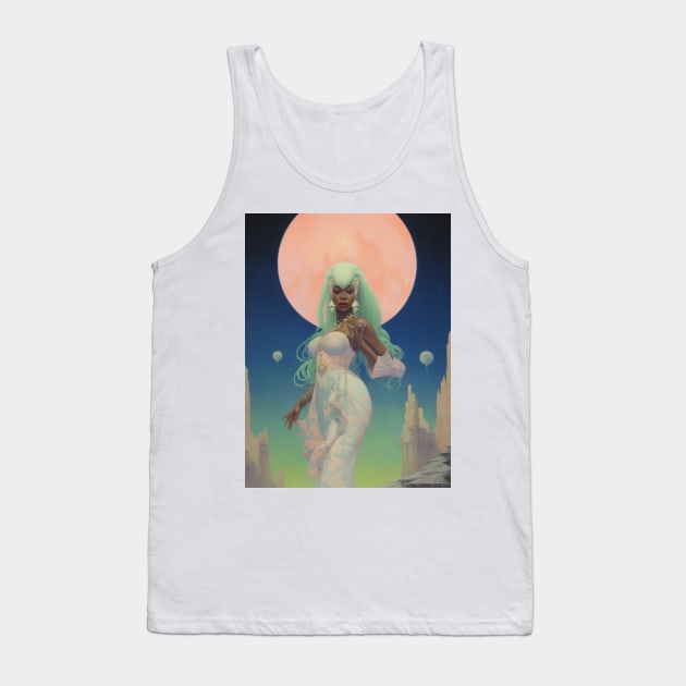 Goddess Arrives Tank Top by PlushFutura